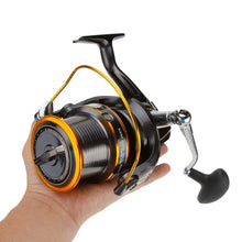 Load image into Gallery viewer, 12+1BB 13Ball Bearings Left/Right Interchangeable LJ9000 Super Big Sea Fishing Wheel Metal Spinning Reel High Speed 4.11:1